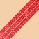 Decorative repression tape “Happy New Year!”, Red, 2 cm × 5 m