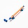 Air sprayer on suction cups, 17.8 cm, orange