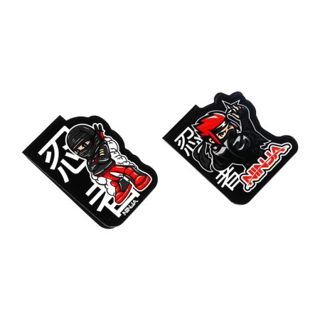 Magnetic bookmarks 2 pieces, DEVENTE NINJA blist 8065318-2