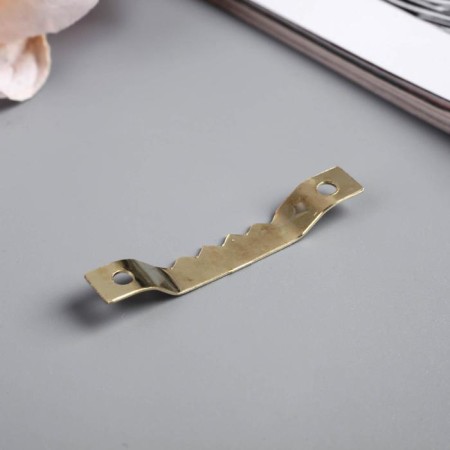 Tough suspension for paintings, photo frames metal (set 40 pcs) gold 4x0.5 cm-1