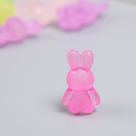 Decor for creativity plastic "Sitting bunny" matte mix 20 g 2.4x1.4x1.1 cm-2