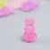 Decor for creativity plastic "Sitting bunny" matte mix 20 g 2.4x1.4x1.1 cm