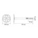 Dowel "Zubble", for insulating materials, with a metal nail, 10x200 mm, 50 pcs