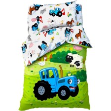 Bed linen 1.5 joint venture Blue Tractor 
