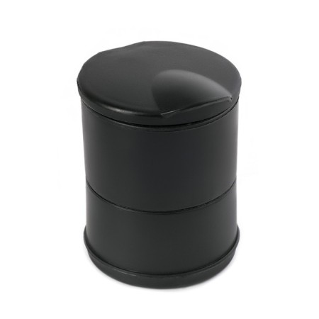 Ashtray for cars, with a backlight 9 x 6.8 cm, black