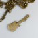 Decor for creativity Metal "Guitar" bronze 3x0.5 cm