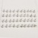 Bell for needlework, set 40 pcs., Size 1 pc. - 0.6 cm, silver color