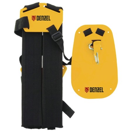 Denzel 96367 gasoline trimmers belt, with thigh protection, fast -removable carbine