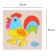 Children's wooden frames-lodges “Animals, insects” 15 × 15 × 0.5 cm, mix