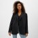 Women's jacket with buttons on the back of Mist, R.S-M, Black