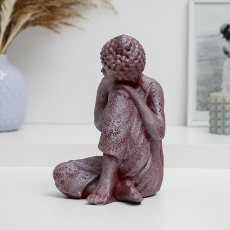 Figure "Buddha thoughtful" gray, 19cm-1