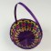 Wicker basket, d19 x 10/32 cm, multi -colored, bamboo