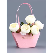 Flower bag embossing is pink, 