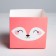 Box for flowers with the topper "Fox", 11 x 12 x 10 cm