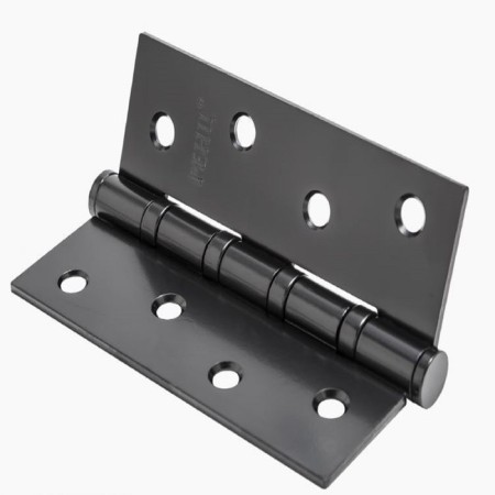 Door loop Renz 100-4bb FH B, 100*75, 4 undershore, black color, 2 pcs
