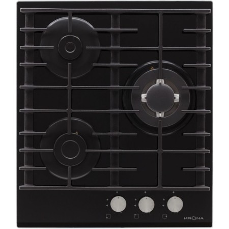 Krona Hagel 45 BL W, gas, 3 burners, black
