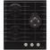 Krona Hagel 45 BL W, gas, 3 burners, black