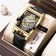 Men's wrist watches, dial 5.1 x 3.4 cm, strap L-26 cm, 3 atm, black