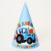 Paper cap "Happy Birthday!", Blue Tractor