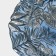 Glass dessert “Arabis”, D = 21.5 cm, Blue color