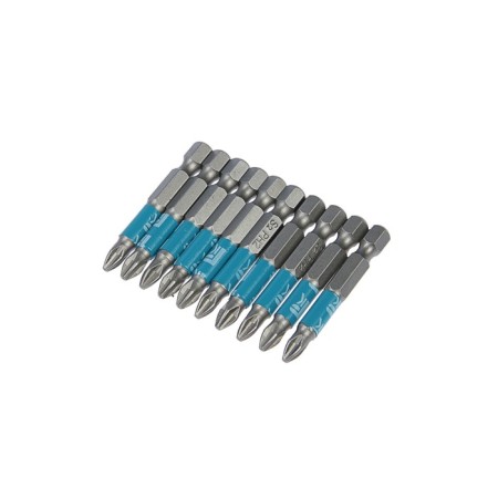 Bits Remocolor, steel S2, 1/4 "E, PH2 x 50 mm, magnetized, 10 pcs.