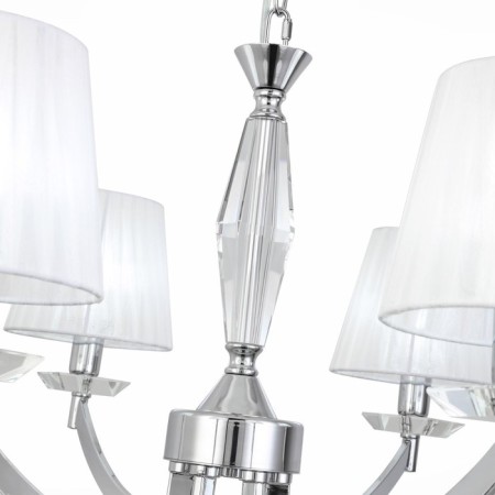 Suspension lamp ST LUCE. SL1756.103.06. Bello. 6x40 watts, E14, 78x78x35 cm, chromium color-11