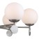 Marse27 6xe27 rod chandelier 60W, size 82x82x52-70 cm, Nickel color