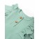 Children's overalls with ruffles fashion, height 56 ​​cm, green color