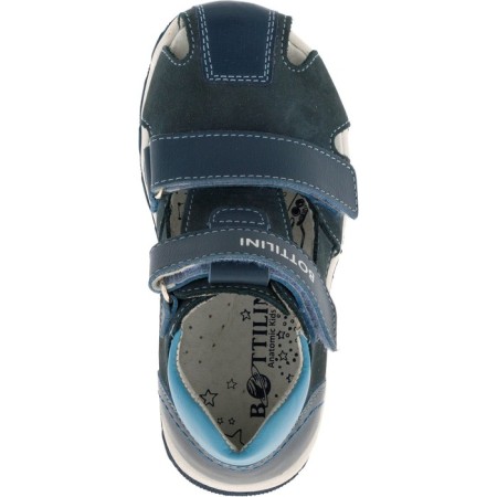 Baby sandals, size 26, jeans color-2