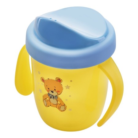 Drill-navigye with handles, hard nose, 210 ml, from 6 months., Mix colors-8