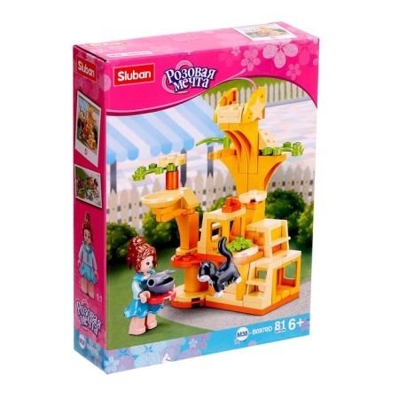 Constructor Pink Dream "Cat House", 81 details-5
