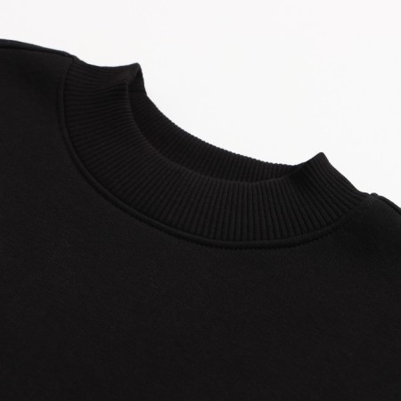Sweatshirt for a boy, black color, size 116 cm-2