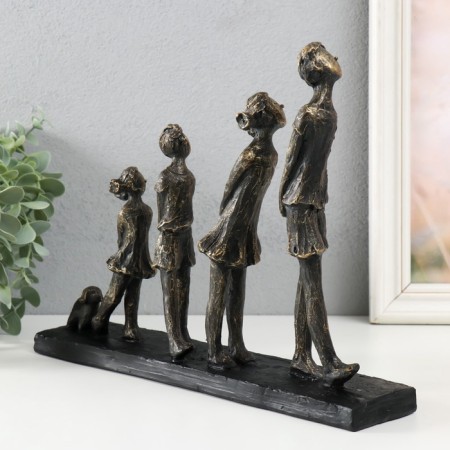 Souvenir Polystone "Funny Company" for metal 30.4x6x22.6 cm-4