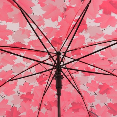 Umbrella - semi -automatic cane "leaf fall", 8 knitting needles, r = 45 cm, color mix-14
