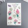 Tattoo on the body phosphorus "World Fei" mix 12x7.5 cm