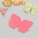 Butterflies cardboard double wings "openwork. Delicate colors" set 12 pcs h = 4-10 cm