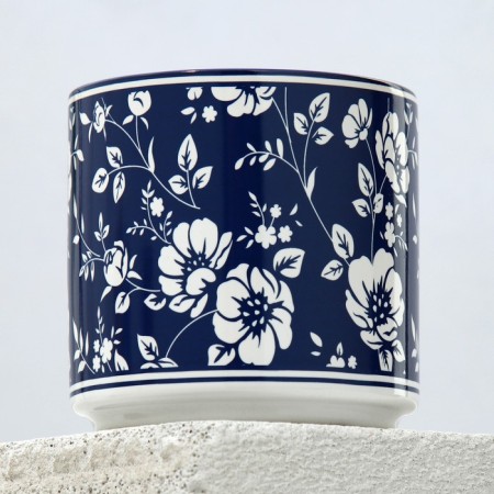 Royal Garden ceramic mug, 350 ml, blue color-2