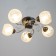 Avtal chandelier 5he27 40W black-chromium 53x53x23 cm Bayerlux