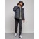 Sports male winter, size 60, dark blue color