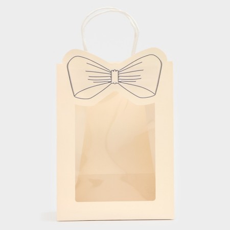 Gift package with the eye "Bant", 19 x 26 x 13 cm, white-2