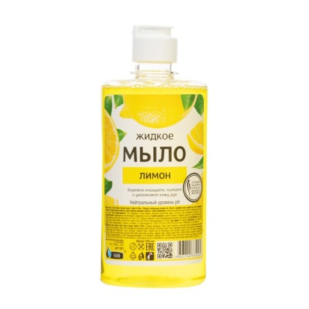 Liquid soap Rain Standart, antibacterial, lemon, fur pool, 500 ml