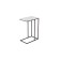 The table “Agami”, 500 × 310 × 705 mm, MDF, white color, white