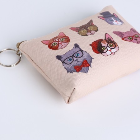 Monetnik's wallet with a zipper, color mix-3