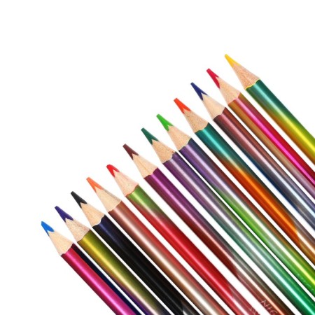 Pencils 12 colors Maped Nightfall wooden, decorated, euro suspension-1