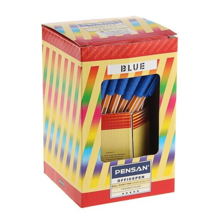Ballpoint Pensan Pensan Officepen, Node 1.0 mm, blue ink-2