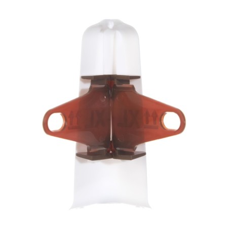 Outdoor angle (external) with fasteners for skirting board 85mm "decoration", 001 white-1