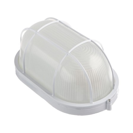 Lamp NBP 04-100-002, UHL1, 100W, E27, 220V, IP54, with a lattice, white