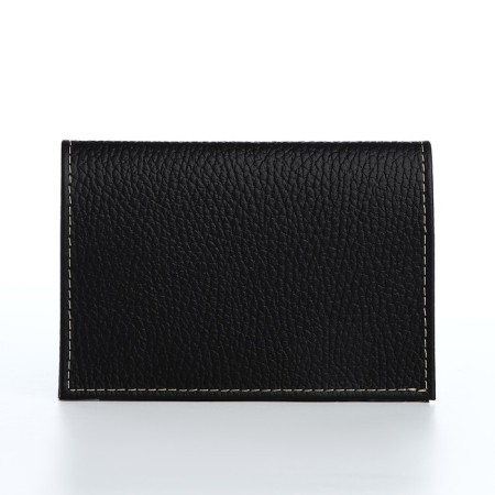 Passport cover, 5 pockets for cards, black-1