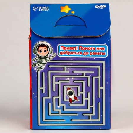 Puzzles with a soft toy "Cosmonaut"-9