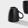 Porcelain mug Magistro Carbon, 380 ml, black color
